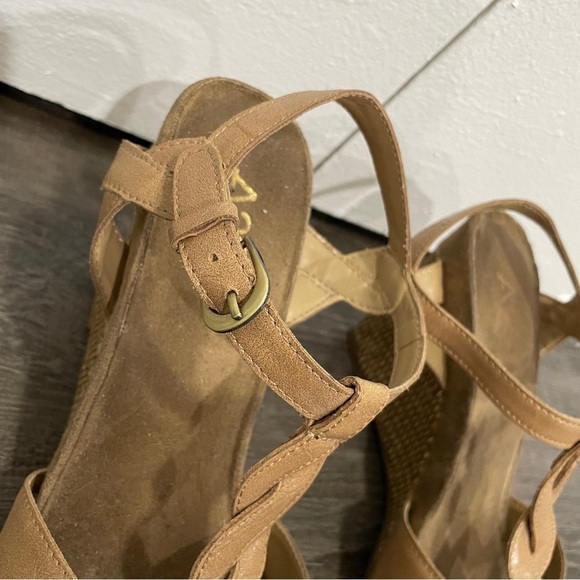 A2 by Aerosoles Brown Braided Wedge Sandal - Picture 3 of 11
